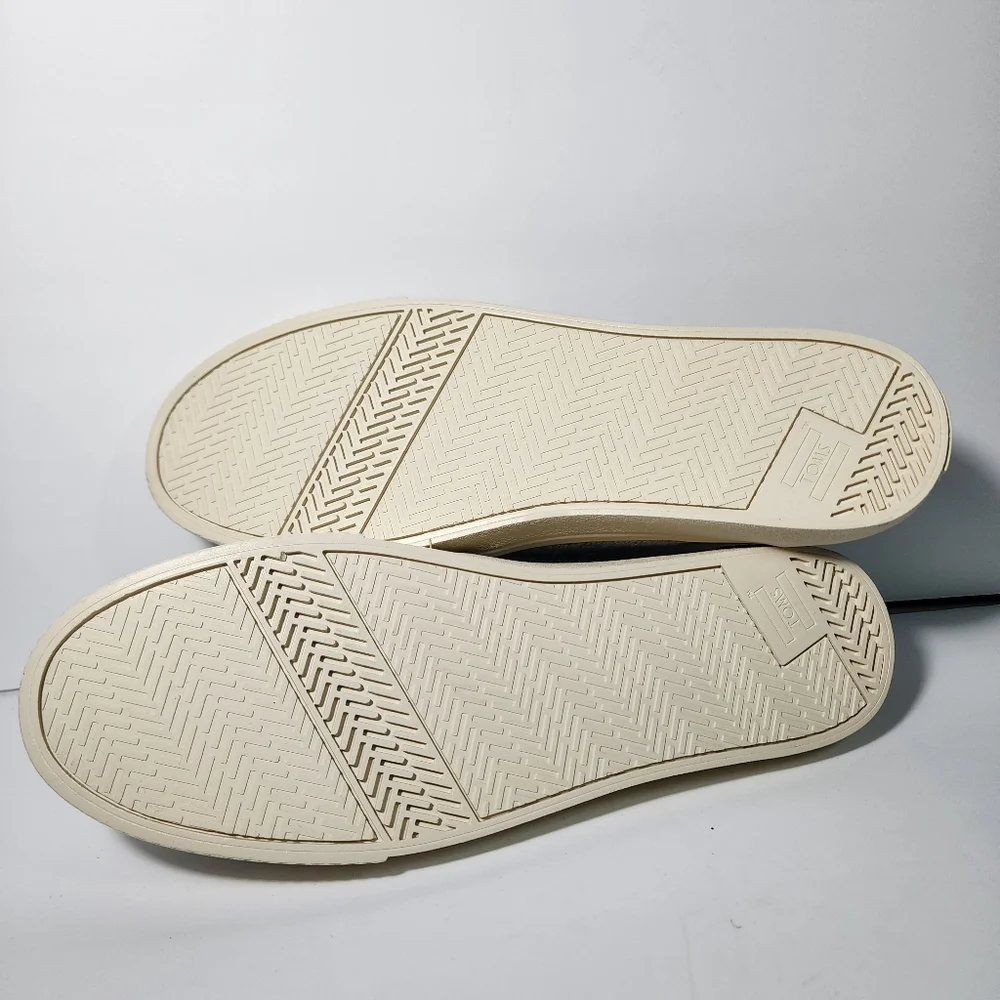 Toms DRIZZLE GREY METALLIC WOVEN ALTAIR Size W12